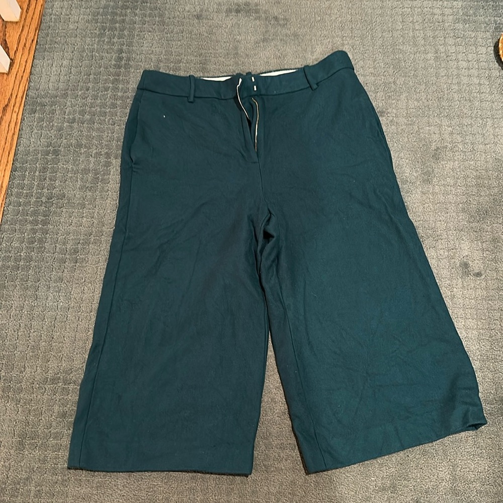 Jcrew Cropped Wide-Leg Pant